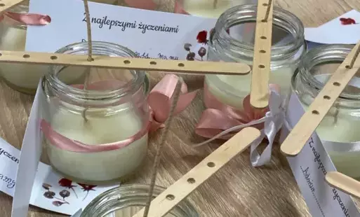 zdjęcie sojowej świecy